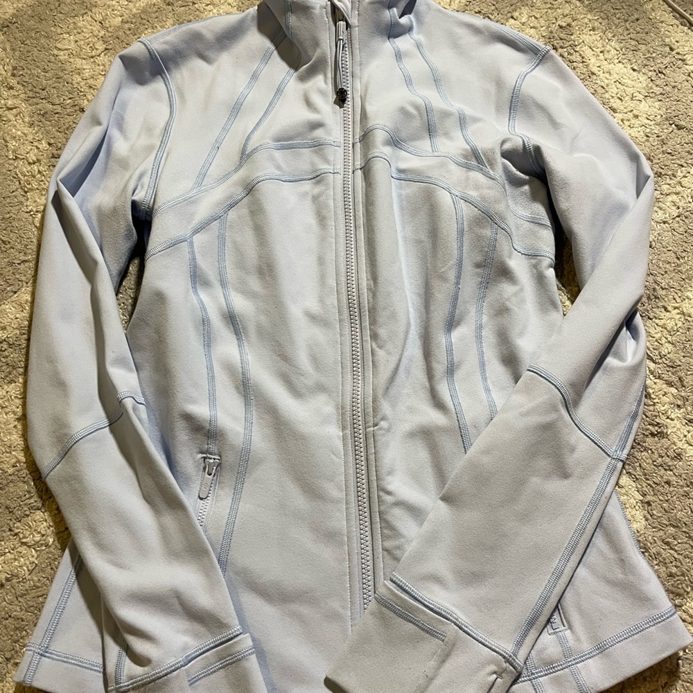 Lululemon light blue define jacket